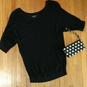 Express Knit Black Top